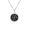 Ladies Classic Round Memorial Ashes Pendant