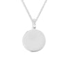 Moons Pawprint Memorial Pendants with Fine Crystal - Engraved